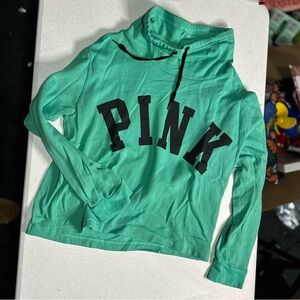 XSMALL Teal PINK sweater with Coulneck VS Pink